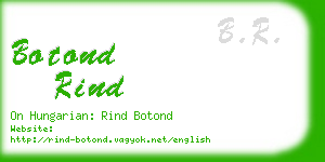 botond rind business card